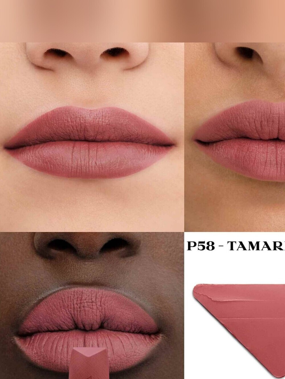Prada Monochrome Hyper Matte Refillable Lipstick in P58 Tamaris, NIB - Picture 3 of 8